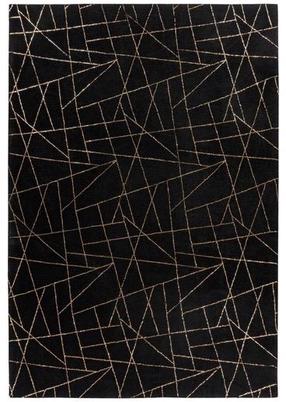 Kilimas vidaus Me Gusta Bijou 125, aukso sp./juoda sp., 290 cm x 200 cm