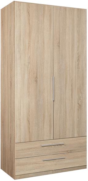 Riidekapp Forte Cadixo CDXS87-D30, tamm v., 58.9 cm x 100.9 cm x 212.9 cm