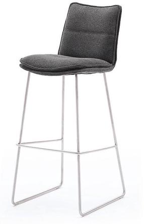 Bāra krēsls MC Akcent Hampton HBFE51AN, matēts, antracīta krās., 54 cm x 42 cm x 110 cm