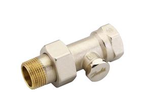 Radiatoru vārsts Danfoss RLV-S, noslēdzošais/taisns, apkures sistēmām, 3/4 collas – ārējā vītne, 3/4 collas – iekšējā vītne