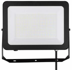 Prožektorius be judesio daviklio, tvirtinamas prie sienos GTV Vilmar GT-VILM100W-40, 100 W, 10000 lm, 4000 °K, IP65, juoda sp.