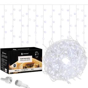Spuldzīšu virtenes Springos CL0316, 12 m, balta krās., 300 LED