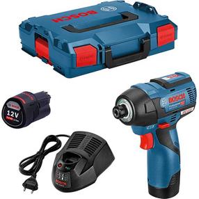 Smūginis gręžtuvas su akumuliatoriumi Bosch GDR 12V-110 Professional, 12 V, 3 Ah