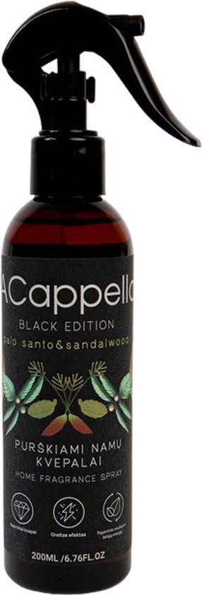 Духи для дома ACappella Black Edition Palo Santo & Sandalwood, 0.2 л