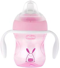 Vaikiška gertuvė Chicco, 4 mėn., plastikas/silikonas, rožinė sp.