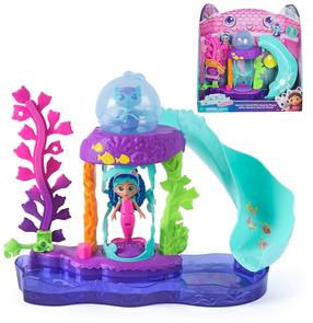 Figūrėlių rinkinys, su priedais Spin Master Gabbys Dollhouse Mercats Colorful Kitty Aquarium, įvairių spalvų