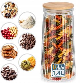 Kuivaine konteiner Vilde 229246, 1.4 l, läbipaistev v.
