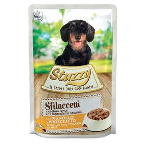 Šlapias šunų maistas Stuzzy Speciality Chicken And Ham, vištiena, 0.1 kg
