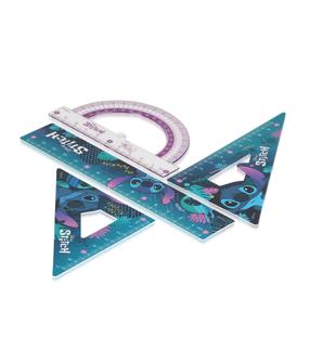 Liniuotė Disney Stitch, 15 cm, plastikas, mėlyna sp./įvairių spalvų