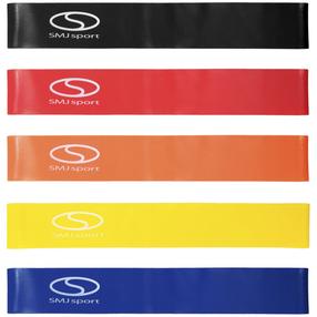 Pretestības gumija SMJ Fitness Line, 60 cm x 5 cm x 0.035 cm, zila krās.
