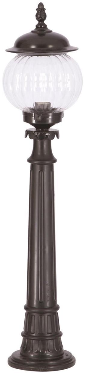 Pastatomas lauko šviestuvas Opviq BSU-68187-BSY-M2-B, 60W, E27, IP65, juoda sp., 23 cm x 100 cm