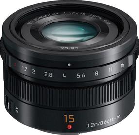 Objektiiv Panasonic Leica DG 15mm f/1.7 Summilux ASPH Black