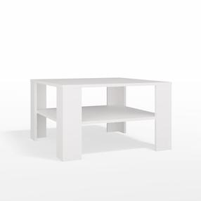 Kavos staliukas Square, balta sp., 68 cm x 68 cm x 40 cm