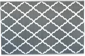 Vaip väliterrassidele Middle 008585, valge v./hall v., 180 cm x 270 cm