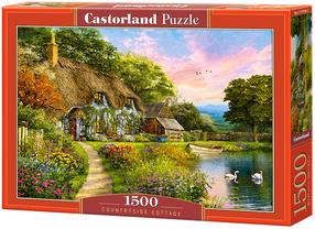 Dėlionė Castorland Countryside Cottage 1500 el. C-151998-2, 68 cm x 47 cm, 1500 vnt., įvairių spalvų
