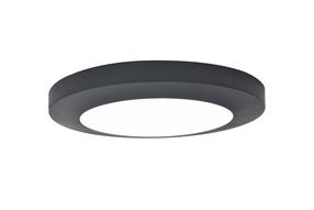 Āra griestu lampa Lutec Kayah, 16.5W, LED, IP54, tumši pelēka krās., 30.5 cm x 4 cm