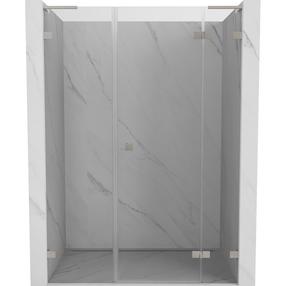 Dušo durys Mexen Lunar L, 145 cm x 200 cm, skaidri sp./pilka sp./grūdintas
