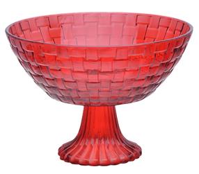 Serviravimo dubuo Red Star, Ø 22.5 cm, raudona sp., stiklas