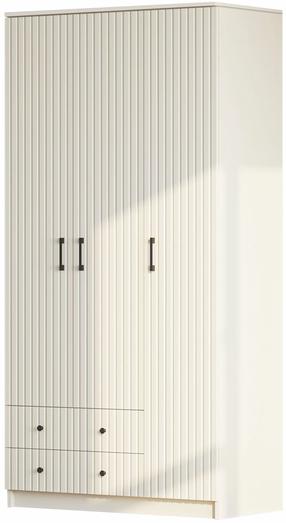 Riidekapp Kalune Design Rb-185-01, valge matt v., 52 cm x 105 cm x 210 cm