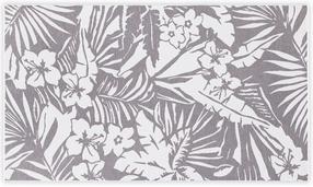 Пляжное полотенце Foutastic Floral 581CAN1906, белый цв./серый цв., 100 см x 180 см