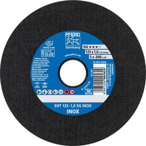 Pjovimo diskas kampiniam šlifuokliui Pferd SG Inox, 125 mm x 1 mm x 22.23 mm
