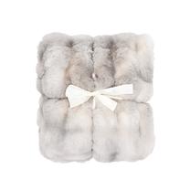 Pledas Domoletti Fluff, šviesiai pilka sp., 150 cm x 200 cm