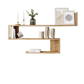 Sieninė lentyna Kalune Design WL10 A, ruda sp., 71.4 cm x 120 cm x 14.5 cm