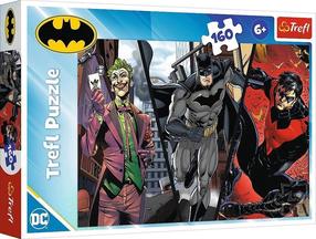 Dėlionė Trefl Batman Ready For Action 15425, 27.5 cm x 41 cm, 160 vnt., įvairių spalvų