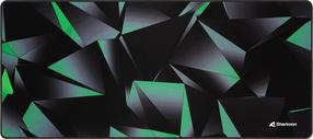 Hiirematt Sharkoon Skiller SGP30 XXL, 90 cm x 40 cm x 0.25 cm, must v./roheline v.