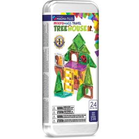 Magnetinis konstruktorius Magna-Tiles Micromags Treehouse 264024TH, 24 vnt.
