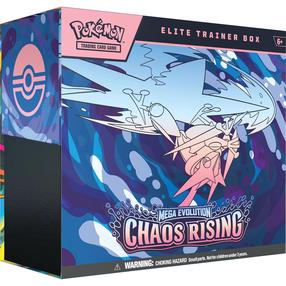 Kortų žaidimas Pokemon TCG Mega Evolution Chaos Rising Elite Trainer