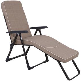 Āra zvilnis Patio Modena H024-04PB, antracīta krās./bēša krās., 142 cm x 59 cm x 105 cm