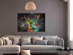 Reprodukcija Artgeist Rainbow Deer N9873-DKXL, 120 cm x 80 cm