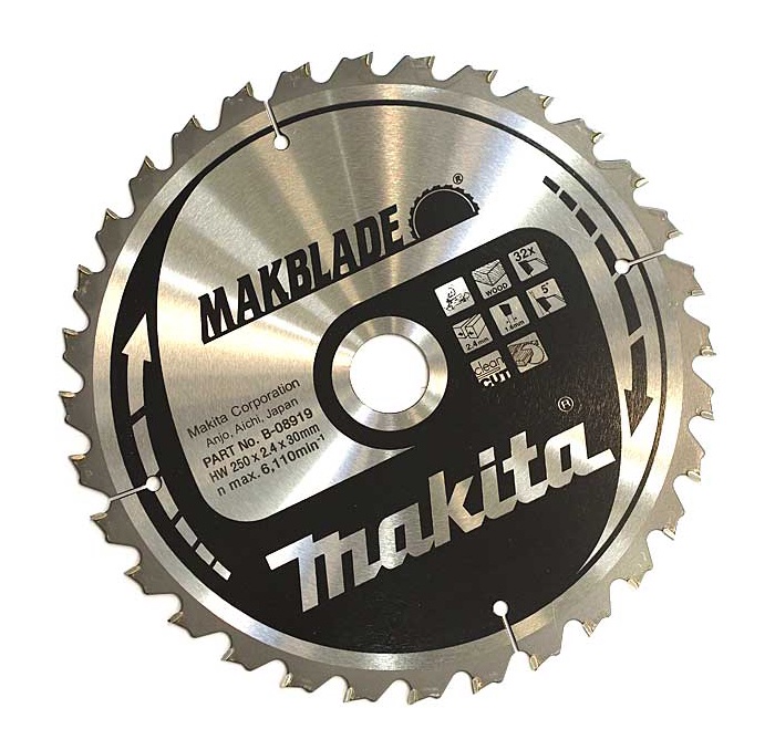 Saeketas Makita B-08919, 250 mm x 30 mm