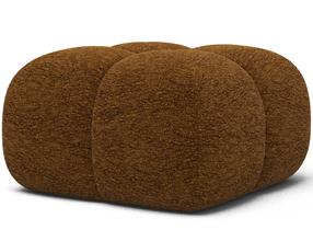Pufas Covio Chenille, ruda sp., 85 cm x 85 cm x 52 cm