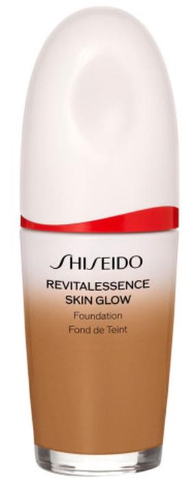 Жидкая основа для макияжа Shiseido Revitalessence Skin Glow, SPF 30, 420 bronze, 30 мл