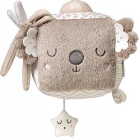 Attītošs kubs, koala BabyOno Coco, 12 cm, bēša krās.