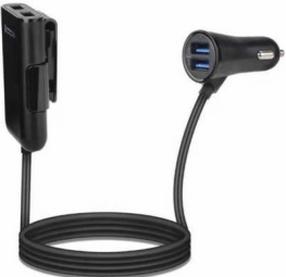Adapter Gembird ACT-U4CAR-02, USB A, 24 W