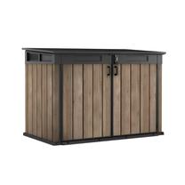 Sodo sandėliukas Keter Deco 29213179, 190 cm x 109 cm x 132.5 cm, ruda sp.