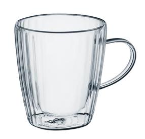 Dvigubo stiklo puodelių rinkinys Ambition Curly, skaidri sp., 0.250 l