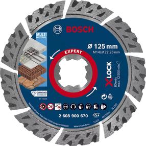 Алмазный диск Bosch Expert X-Lock, 125 мм x 22.23 мм x 2.4 мм