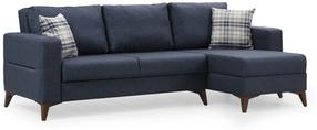 Kampinė sofa - lova Atelier Del Sofa Kristal, antracito sp., 90 x 236 cm x 86 cm