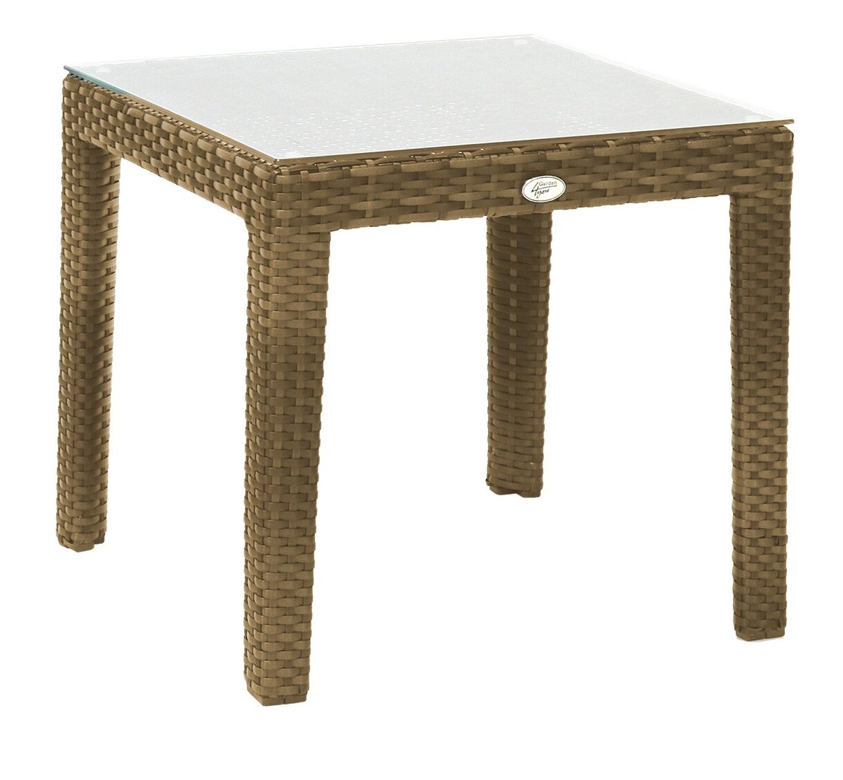 Aialaud Home4you Wicker, hele pruun v., 50 cm x 50 cm x 45 cm