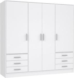 Шкаф Forte Jupiter JPTS86T-Z12M, белый цв., 60 см x 206.5 см x 200 см