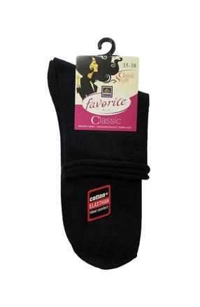 Sieviešu zeķes Favorite Classic 22031, melna krās., 35-38