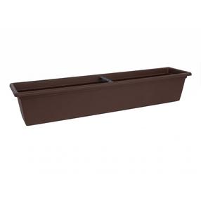 Gėlių lovelis Plastkon Garden 41105611, plastikinis, 78 cm x 17 cm, Ø 78 cm, tamsiai ruda sp.