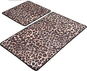 Vannasistabas paklājiņu komplekts Foutastic Jaguar 359CHL4368, daudzkrāsaina, 100 cm x 60 cm