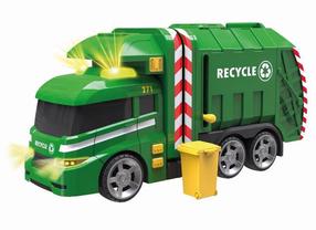 Rotaļlietu atkritumu vedējs Dumel Mighty Machines 253590, zaļa krās.