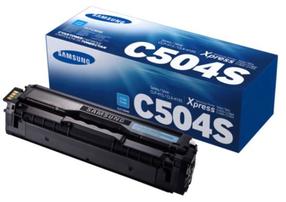 Тонер Samsung CLT-C504S SU025A, синий цв.