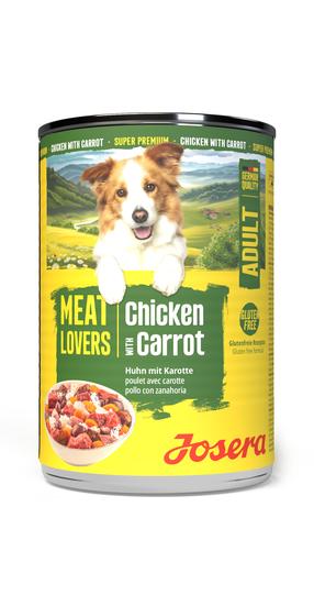 Märg koeratoit Josera Meat Lovers Chicken with Carrot, kanaliha/liha/porgand, 0.4 kg